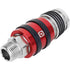 Milton Industries S-1774 COUPLEUR INDUSTRIEL D'ÉCHAPPEMENT DE SÉCURITÉ UNIVERSEL G-STYLE, DÉBIT DE CORPS 1/2" MNPT X 1/2" (ACCEPTE G-STYLE .125 &amp; .375)