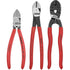 Knipex 9K 00 80 137 US 3 Piece Cutting Pliers Set - With FREE 10 Piece Tool Holder