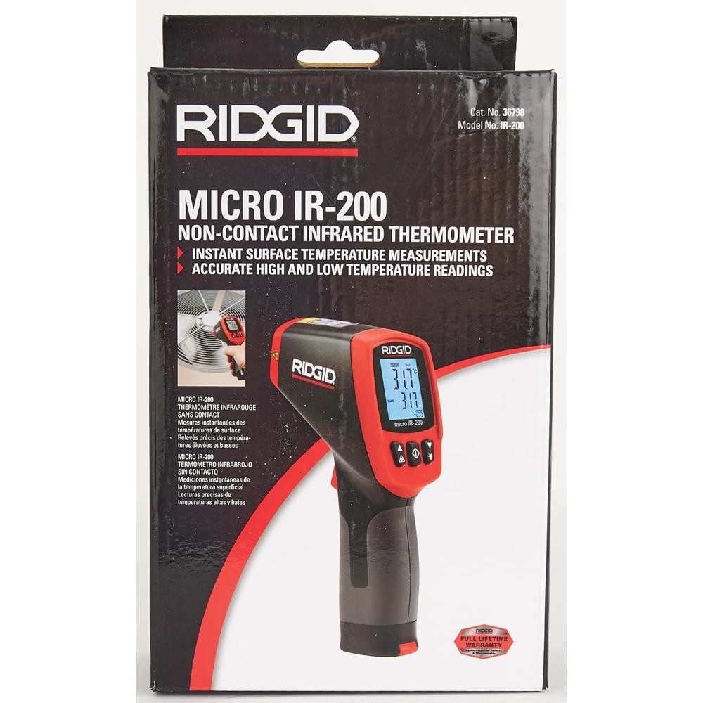 Ridgid 36798 THERMOMÈTRE, MICRO IR-200