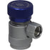 Mastercool 82934-SL Bleu/Argent 14 mm-F x 13 mm Côté bas Manuel R134a Coupleur de verrouillage de sécurité