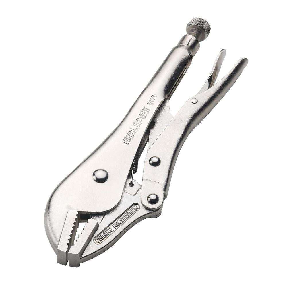 Eclipse E10R Straight Jaw Locking Pliers, Chrome Molybdenum Steel, 10" Size, 1-3/4" Jaw Capacity