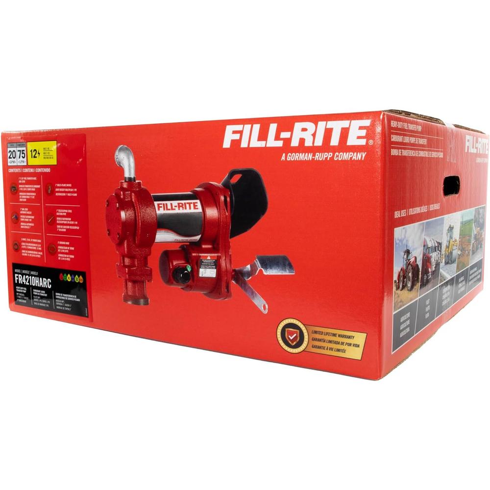 Fill-Rite FR4210HARC 12V 20 GPM Fuel Transfer Pump (Arctic Package)