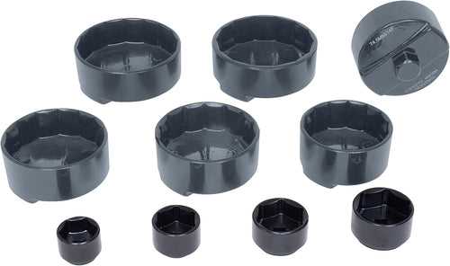 Lisle 62250 10-PC FILTER WRENCH & SOCKET SET