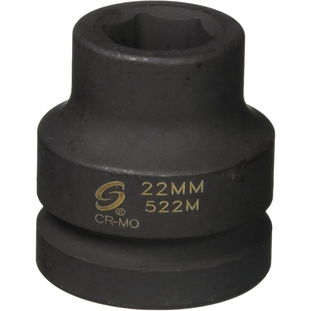 Sunex Tools 522M 1 in. Drive 22-mm Impact Socket