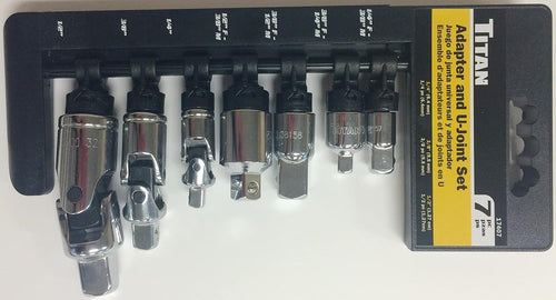 Titan Tools 17407 Jeu d'adaptateurs et de joints en U, 7 pièces