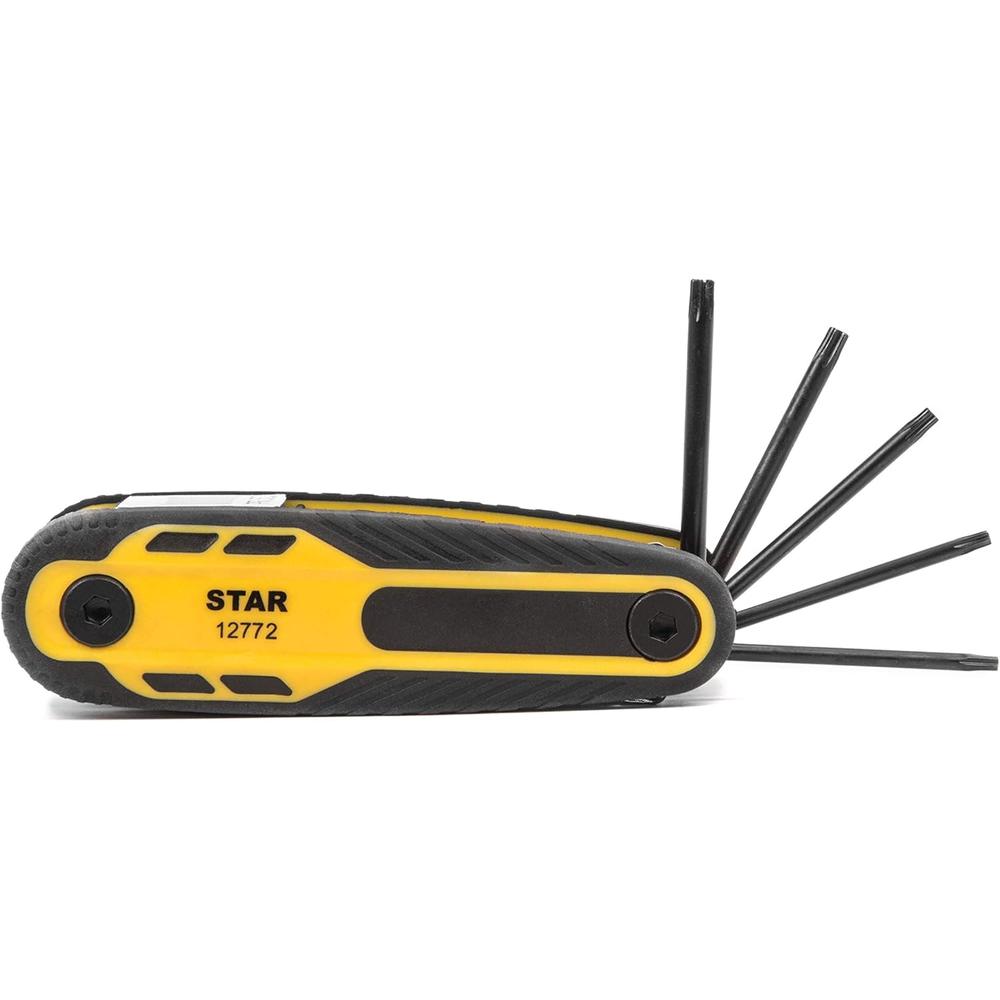 Titan Tools 12772 Jeu de 8 clés en forme d'étoile pliantes et verrouillables