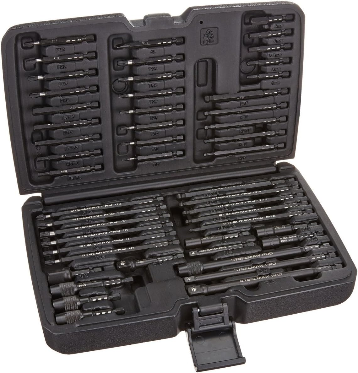 Steelman Pro 78633 Jeu de 50 embouts de tournevis à percussion