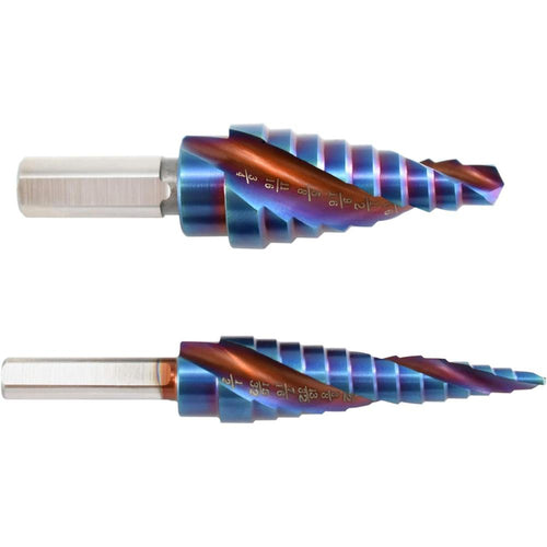 Astro Pneumatique Outil 9442 Acier Bleu Ensemble de 2 forets étagés Max-Duty