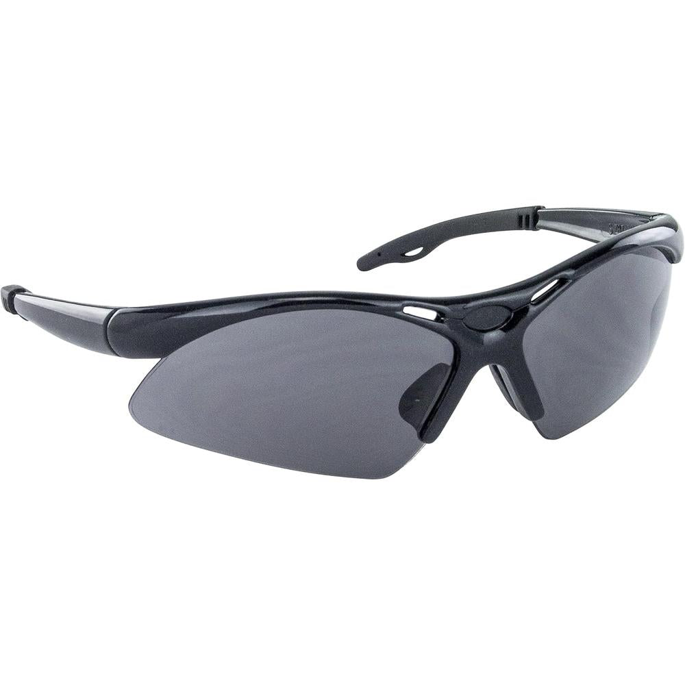 SAS Safety 540-0201 Diamondbacks Lunettes de sécurité - Monture noire - Lentille grise - Polybag
