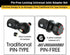 Titan Tools 16051 16151 Pin-Free Locking Impact U-Joint Set-3 Piece