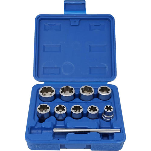 CTA Tools 1232 Jeu d'extracteurs de boulons métriques, 10 pièces, 8 mm à 19 mm