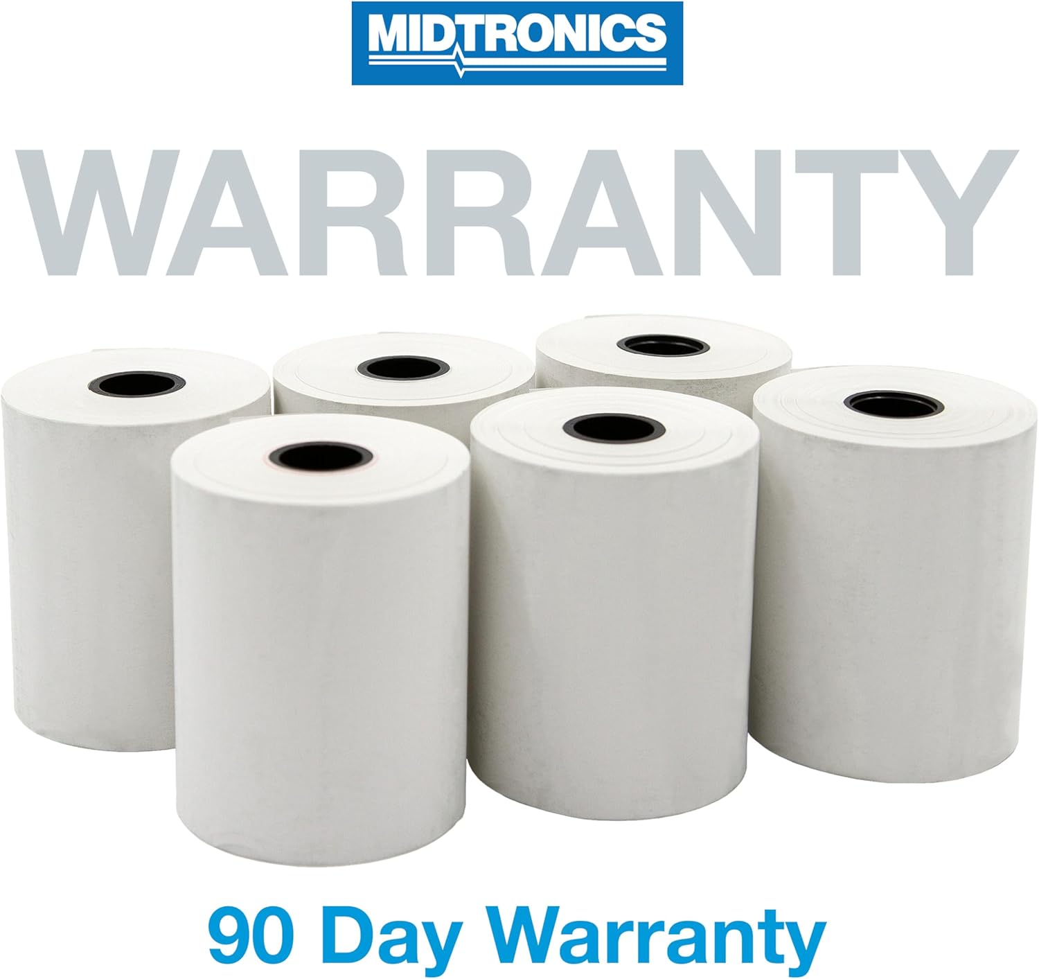 Papier Midtronics A095, thermique, paquet de 6