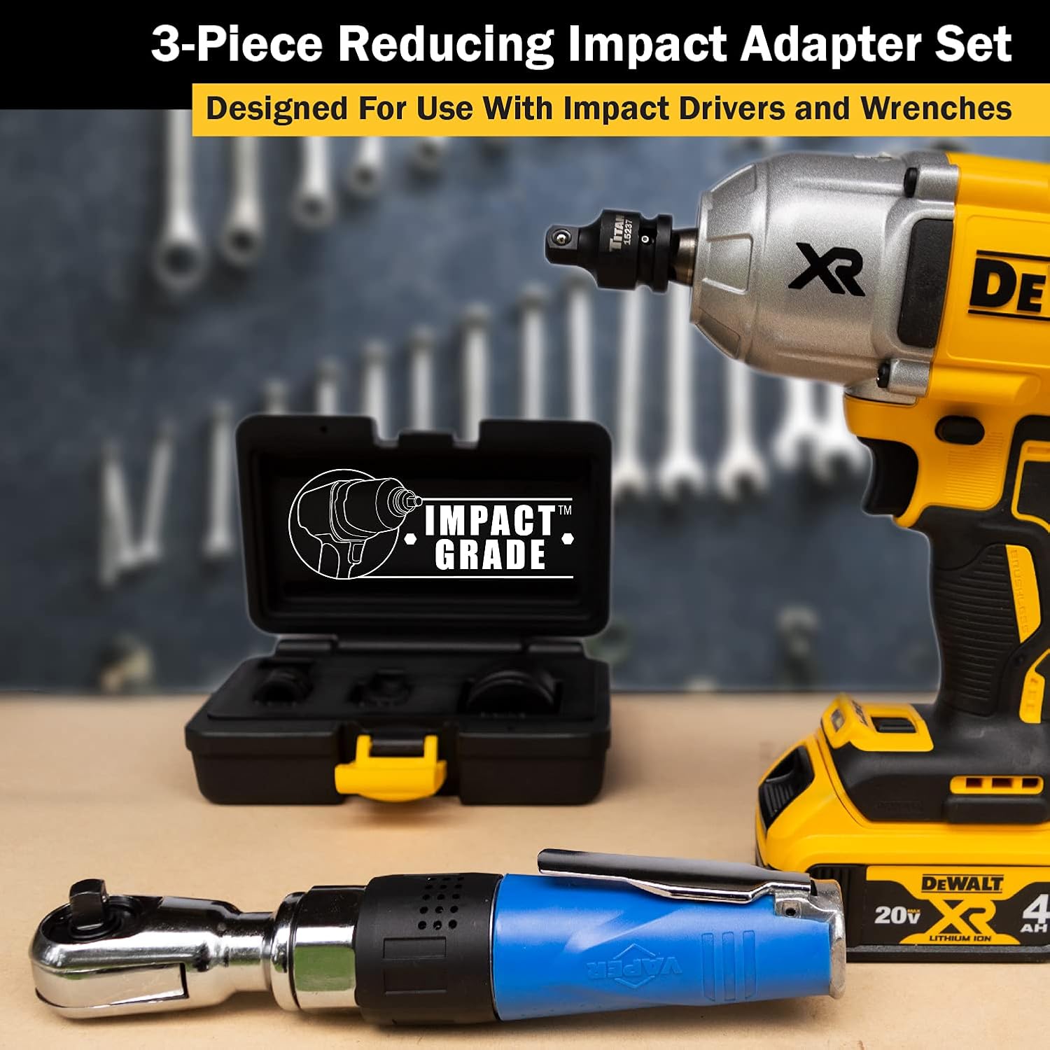 Titan Tools 12036 3 Pc. Reducing Impact Adapter Set