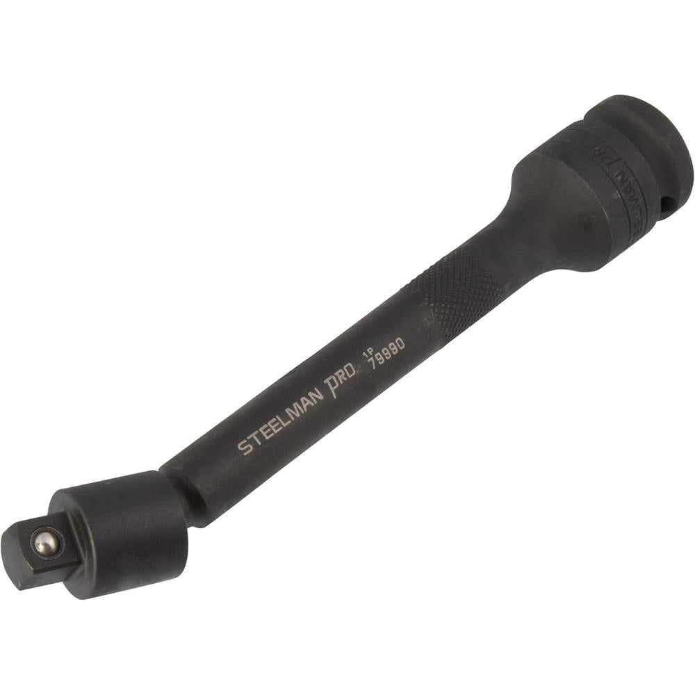 Steelman Pro 79989 1/2-Inch Drive, 3/8-Inch Pinless Swivel Impact Extension 3-Piece Set; 6-Inch, 9-Inch, 12-Inch