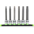 GripEdge HBM6LS 6-Pc 3/8'' Dr Long Metric Rpt Hex Driver Set, 4-10 Mm
