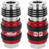 Milton Industries S-1756 Coupleur industriel d'échappement de sécurité universel 2 en un, débit corporel 1/4" FNPT x 3/8" (accepte les styles : H, P)