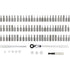 Vim Tools FRBS89 Jeu d'embouts principaux de 89 pièces avec cliquet flexible 1/4"