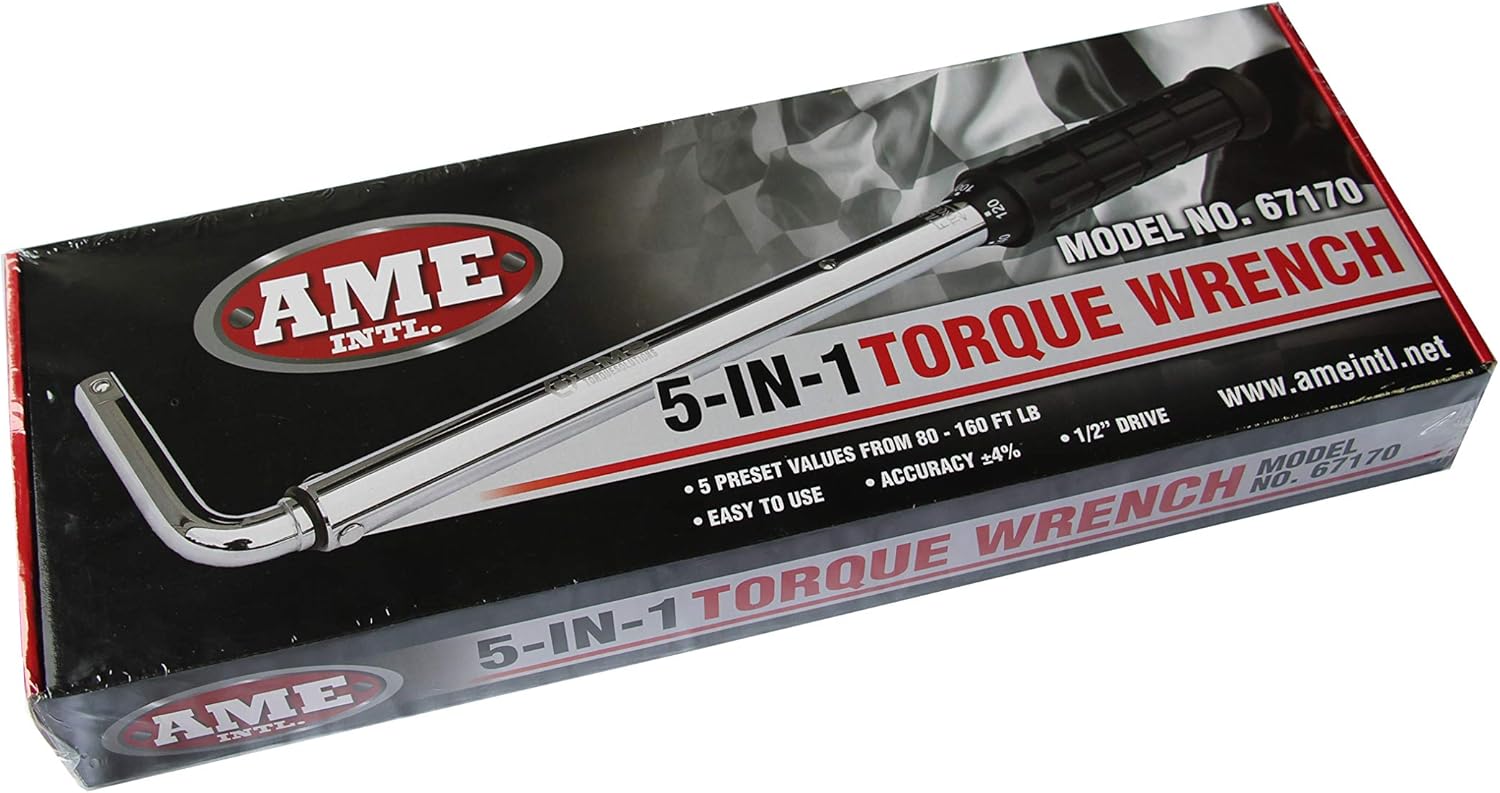 AME International 67170 5-in-1 Torque Wrench 1/2" Drive