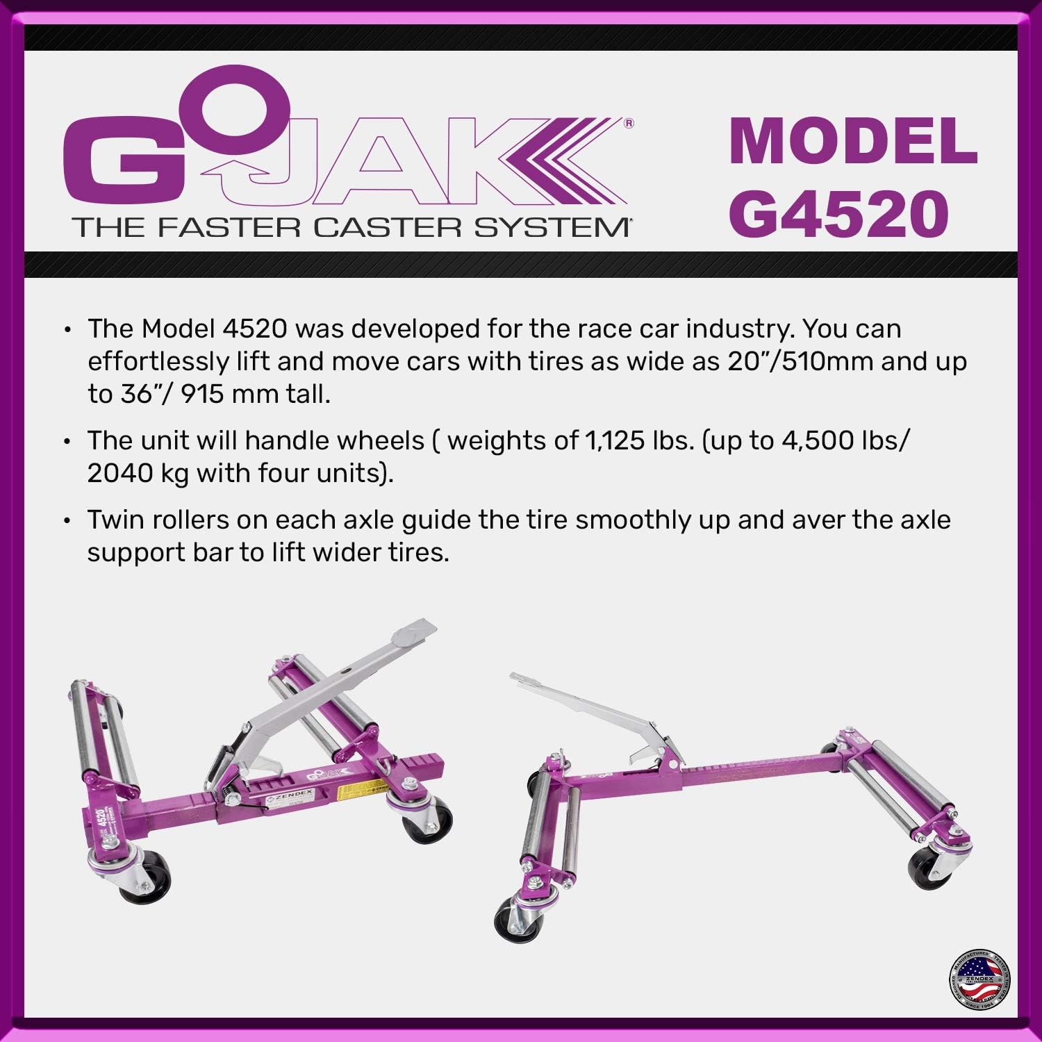 GoJak G4520 Wheel Dolly