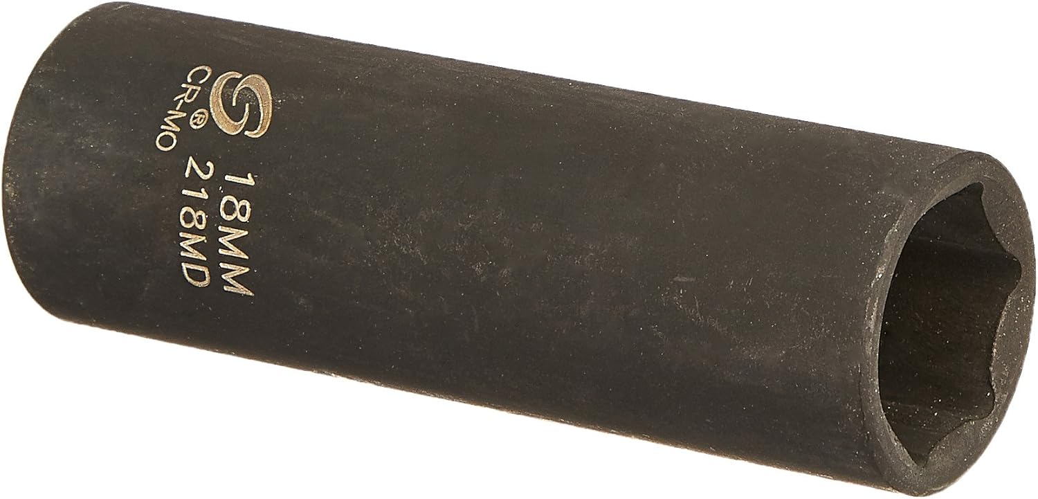 Sunex Tools 218MD 1/2 in. Drive 18-mm Deep Impact Socket