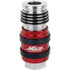 Milton Industries S-1756 Coupleur industriel d'échappement de sécurité universel 2 en un, débit corporel 1/4" FNPT x 3/8" (accepte les styles : H, P)