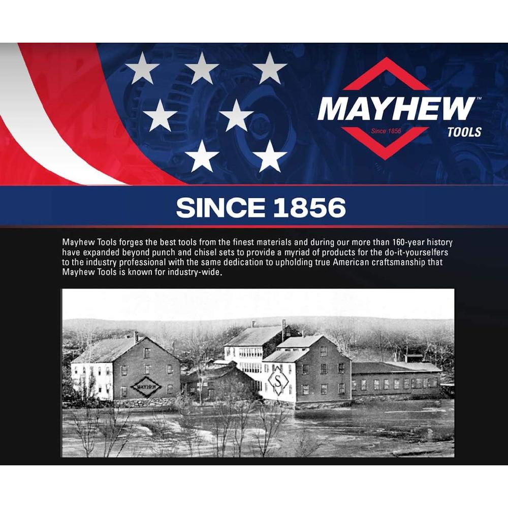 Mayhew Tools 17990 Crochet et pic 8 pièces de 9-3/4" de long
