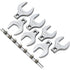 Titan Tools 17670 7pc 1/2" Drive Metric Jumbo Crowfoot Wrench Set, 34mm-46mm