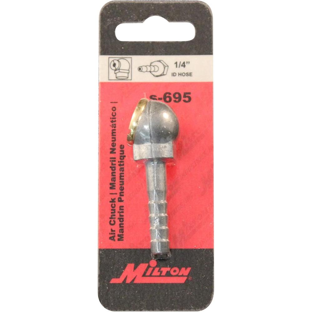 Milton Industries S-695 Mandrin pneumatique barbelé 1/4"