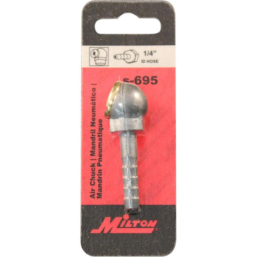 Milton Industries S-695 1/4" Barbed Air Chuck