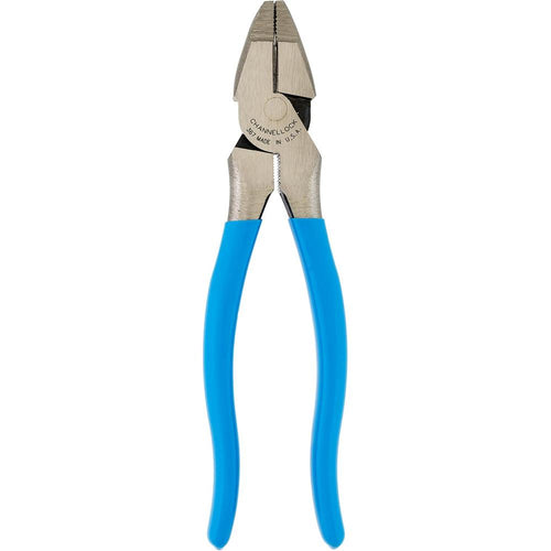 Channellock 367 Pince pour monteur de lignes à effet de levier élevé 7,5 pouces, poignée bleue