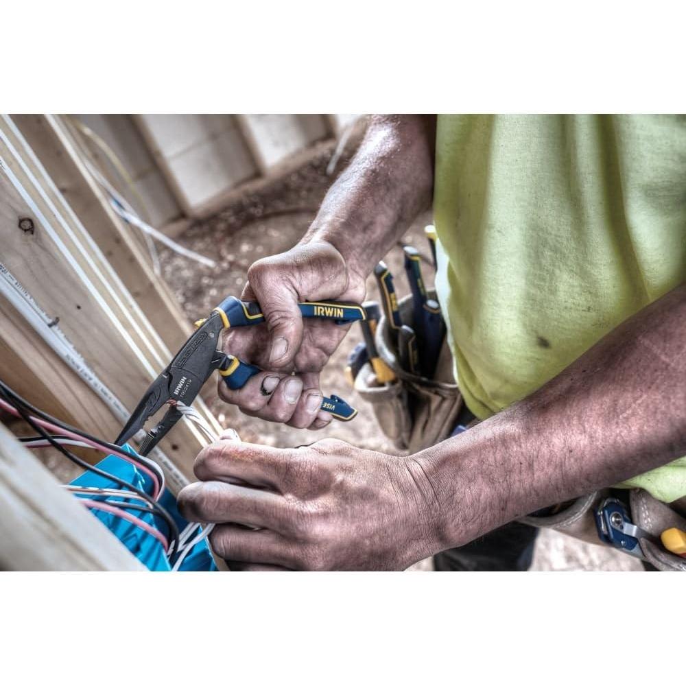 Irwin Tools 1902419 Vise-Grip 8" ERGOMULTI LNG NOSE PLR W/WIRE STRIPPER/CRIMPER