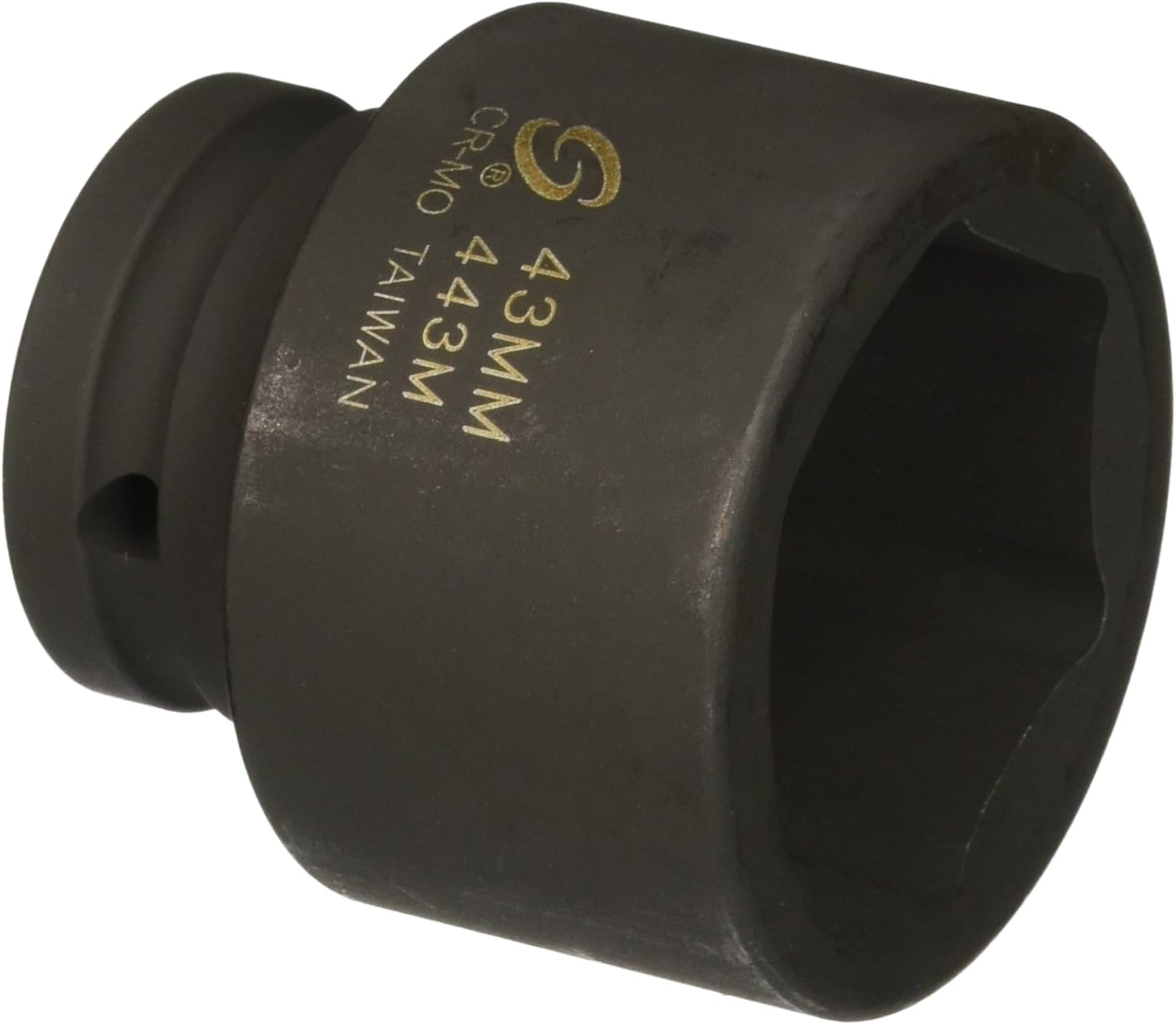 Sunex 443M 3/4-Inch Drive Standard 6 Point Metric Impact Socket, 43-Mm