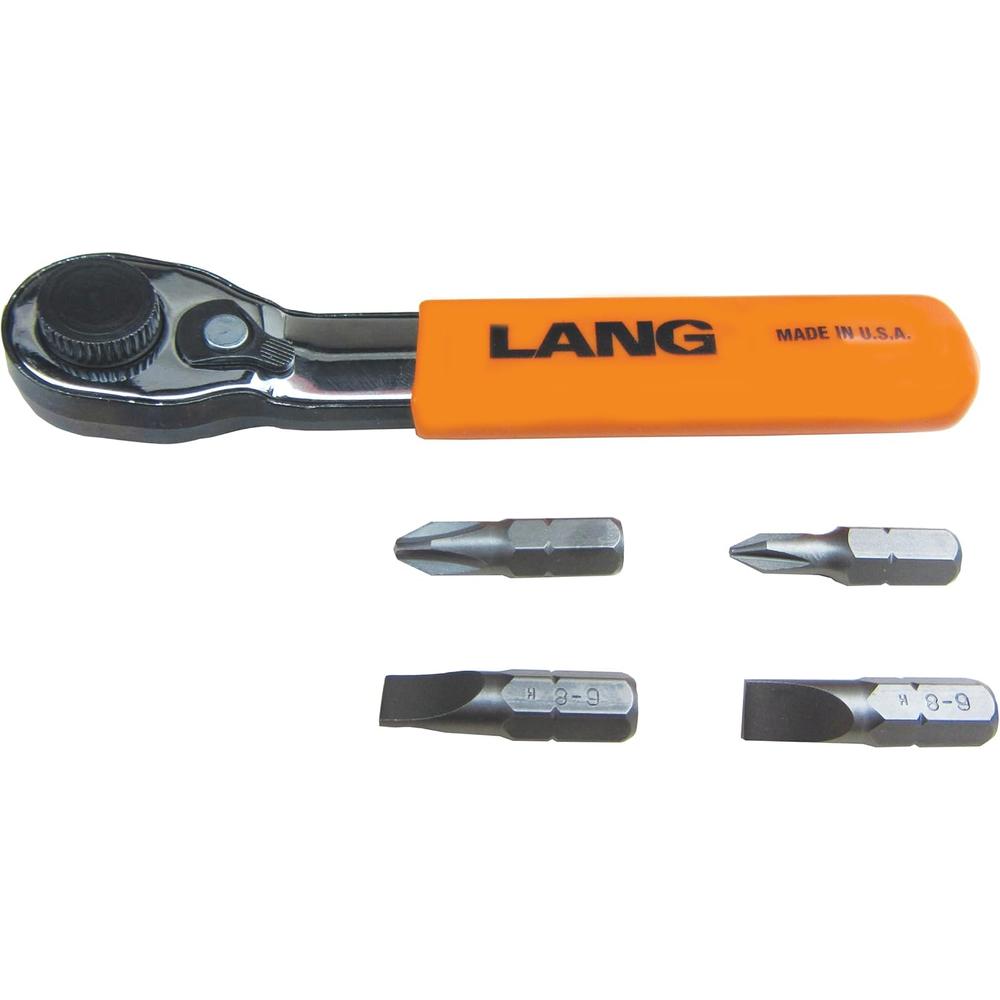Lang Tools 5221 5-Piece Fine Tooth Bit Wrench Set