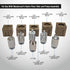 Mastercool 71098 37˚ Double Flaring Adapter And Die Set