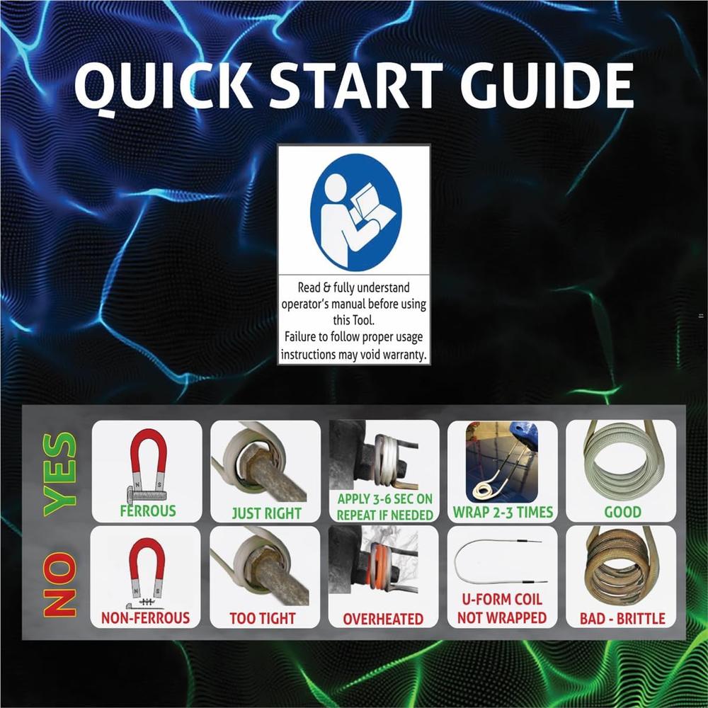 INDUCTION INNOVATIONS - Mini-Ductor 23 Inch Flexible and Magnetic Bearing Buddy Coil