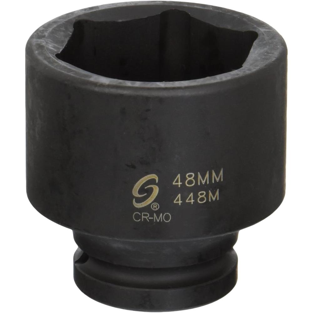 Sunex Tools 448M 3/4" Drive Standard 6 Point Metric Impact Socket 48mm