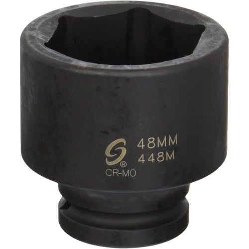 Sunex Tools 448M 3/4" Drive Standard 6 Point Metric Impact Socket 48mm
