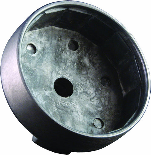 Assenmacher Specialty Tools M0219 74mm Cast Aluminum Oil Filter Housing Cup Wrench, interior view showing 14 flats