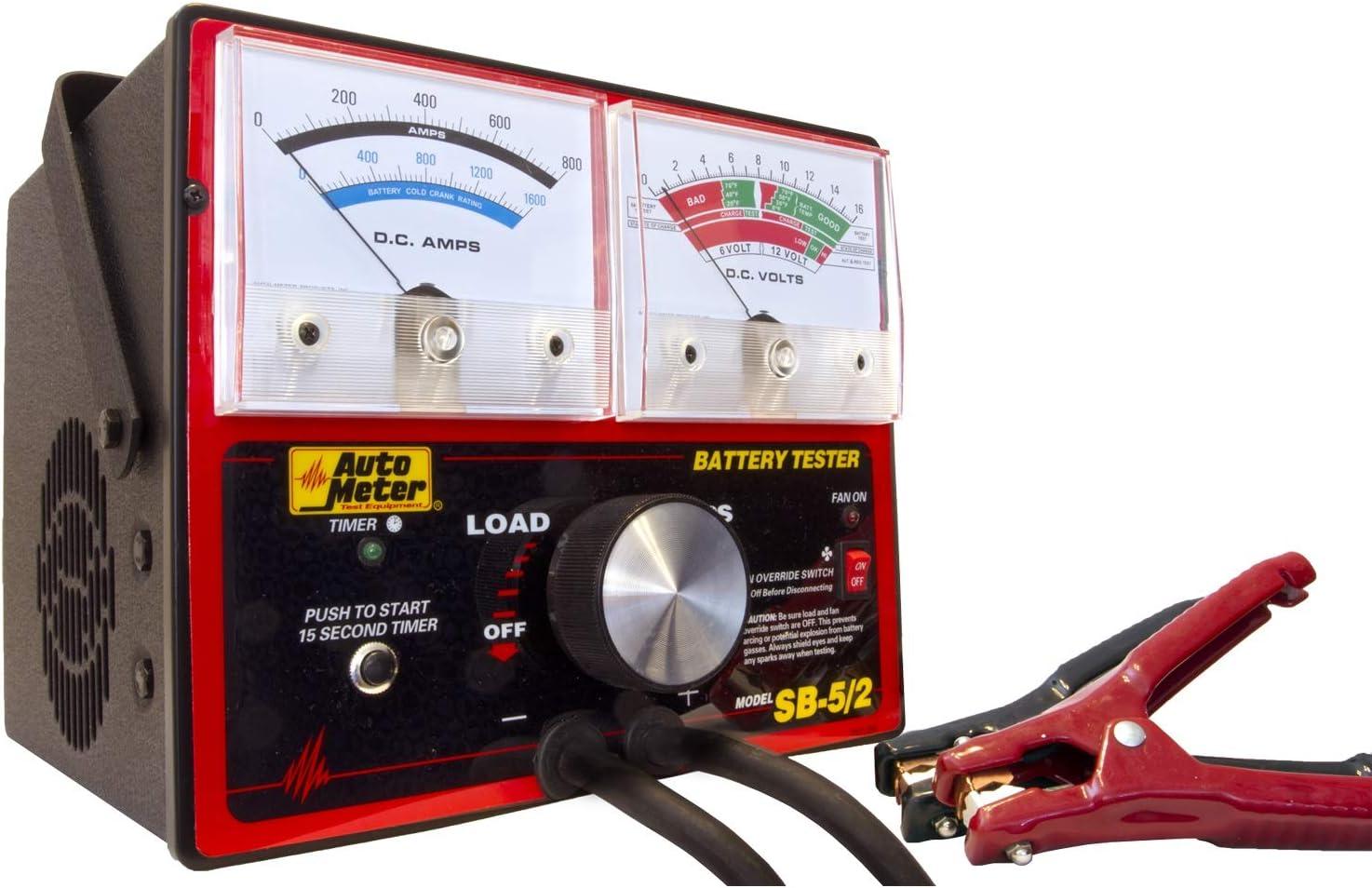 Auto Meter (SB-5/2) 800 Amp Variable Load Battery/Electrical System Tester