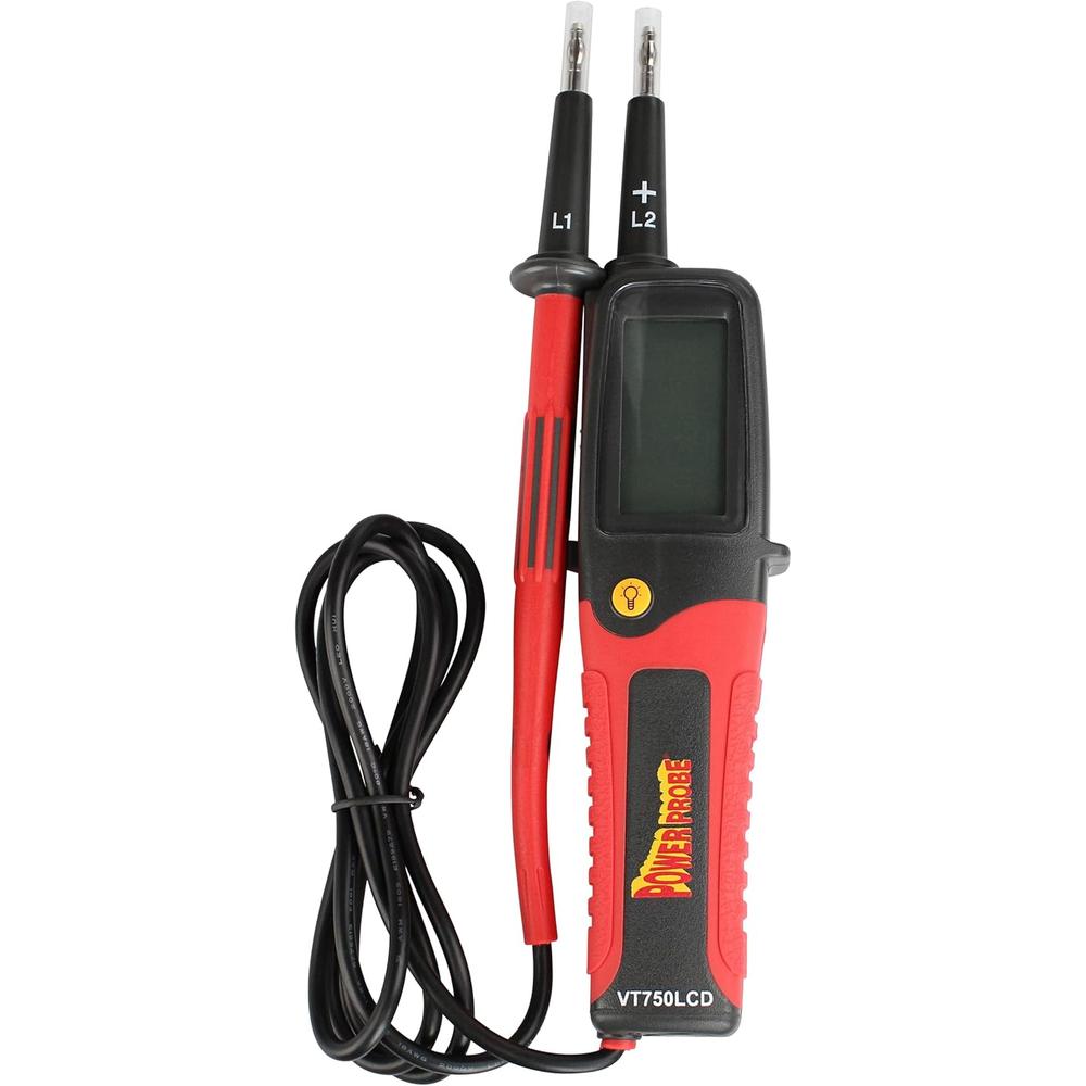 Power Probe VT750LCD TWO POLE VOLTAGE TESTER FOR ELECTRIC & HYBRID VEHICLES, 750V AC/DC, 600V CAT IV, 1000V CAT III