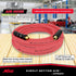 Milton Industries ULR125038 1/2" X 50' ULTRA LIGHTWEIGHT RUBBER AIR HOSE WITH 3/8" NPT ENDS