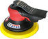 Aircat 6700-5-336 5in Random Orbital Palm Sander front view with yellow hook and loop pad