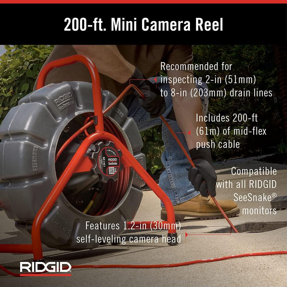 Ridgid 63628 BOBINE, 200' MINI 30MM SL TS