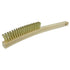 Weiler 44118 BROSSE DE PLATEAU 13 ", REMPLISSAGE EN LAITON, 3 X 19 RANGÉES, POIGNÉE COURBÉE