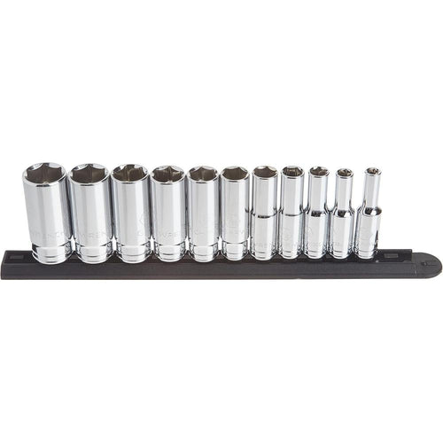 CLE A ENGRENAGES 11 Pc. Jeu de douilles profondes SAE 3/8" à 6 pans - 80555