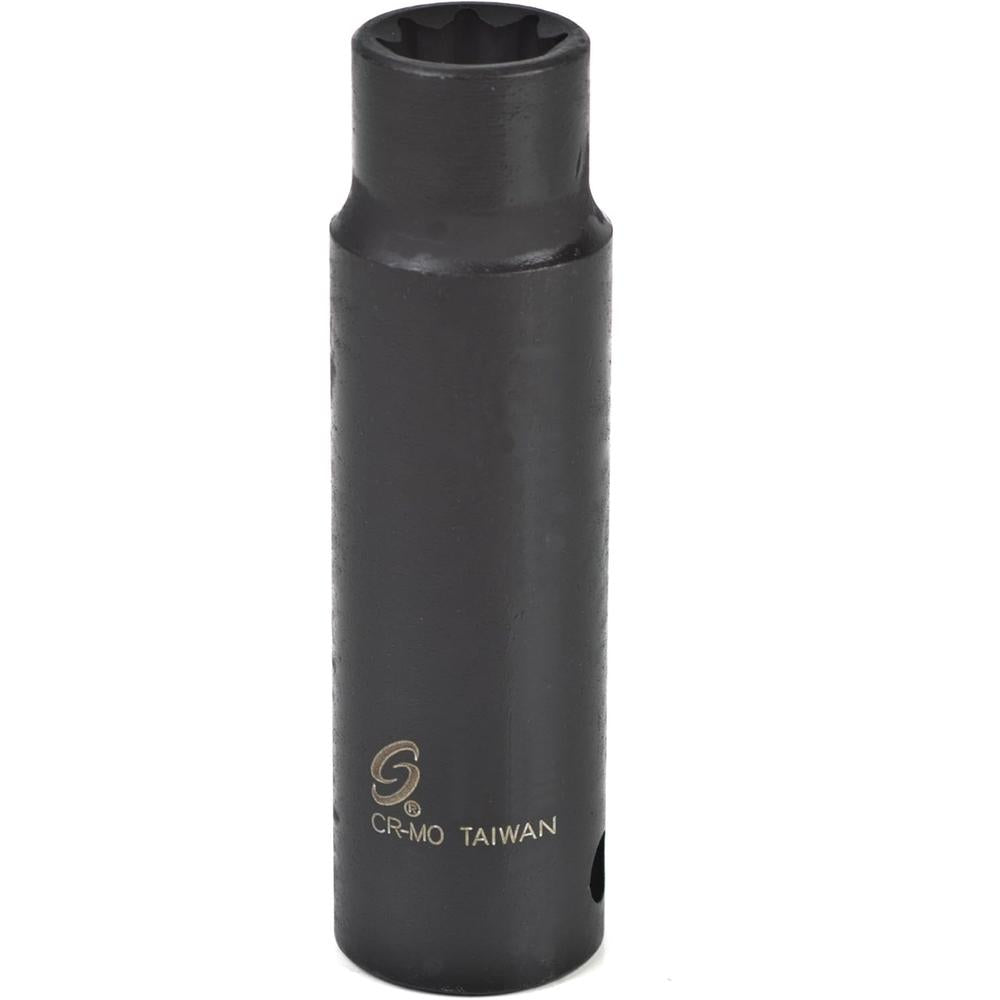 Sunex 214qd 1/2-Inch Drive 7/16-Inch 8-Point Deep Impact Socket