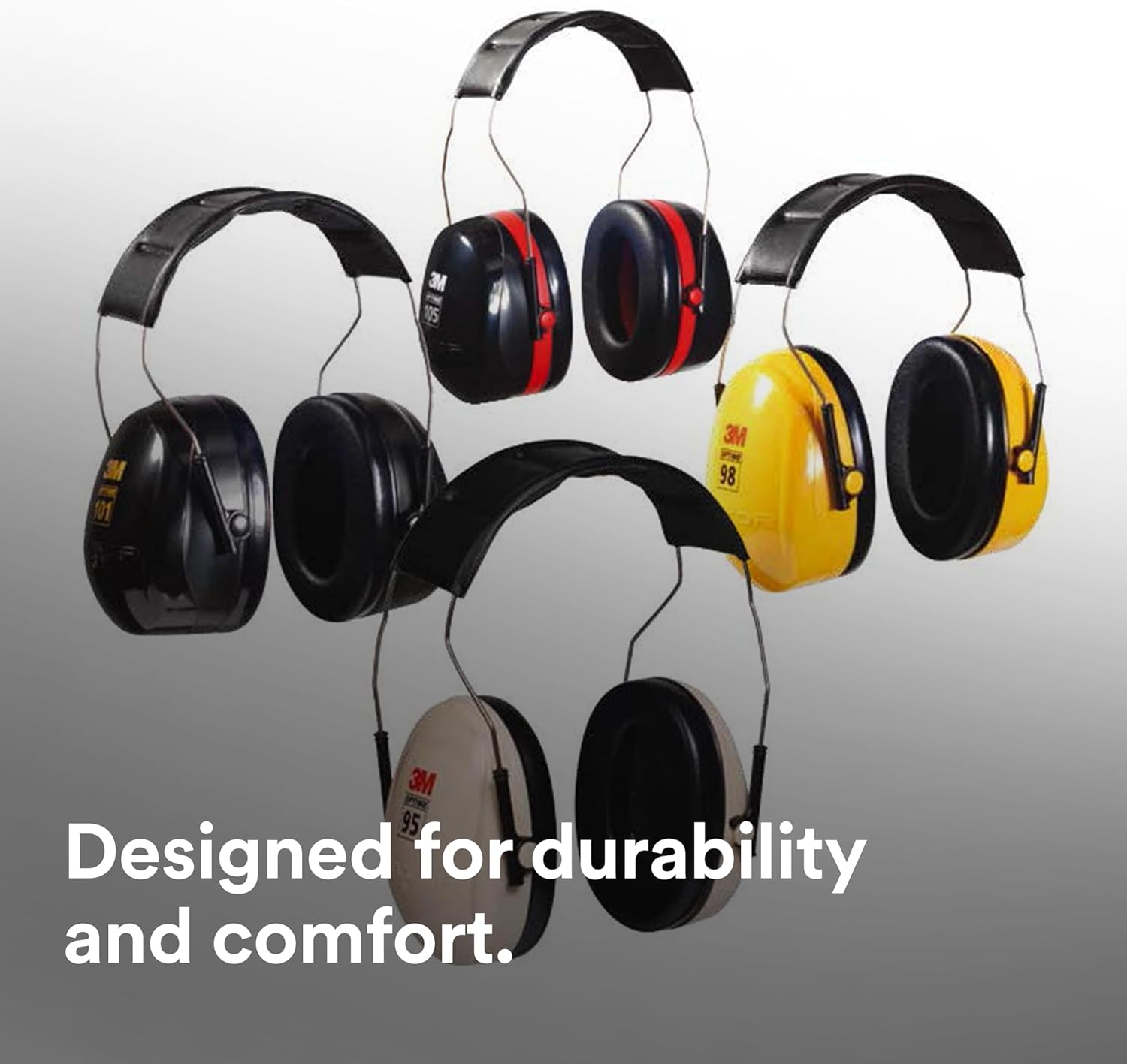 3M H6A PELTOR Optime 95 Cache-oreilles sur la tête