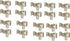VIM Tools V420C-20B 1/4" Socket Clips, 20 Per Bag