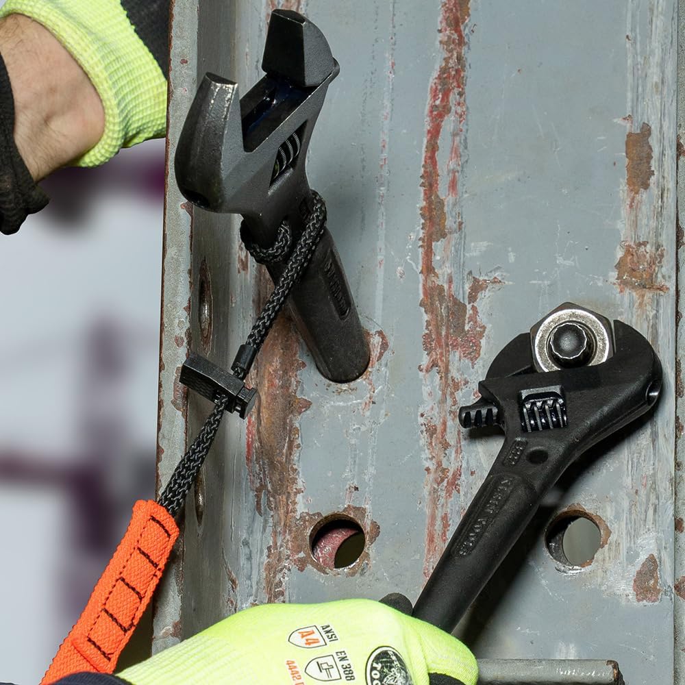 Klein Tools 3227 Adjustable Spud Wrench, 10-Inch