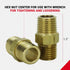 Milton Industries S-646 1/4" MNPT Hex Nipple - Pack of 2